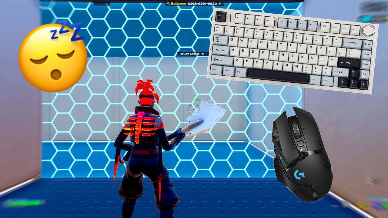 Aula F75 🎧 ASMR Chill 🤩 Piece Control 1v1 🏆 Satisfying Keyboard Fortnite