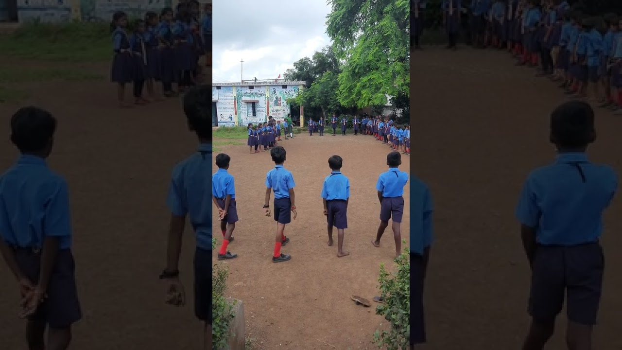 relay race studets are enjoyig