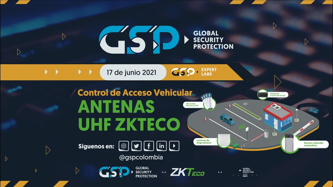 EXPERT LAB: Control de acceso Vehicular  ANTENAS UHF ZKTECO DIRECTO DE FABRICA