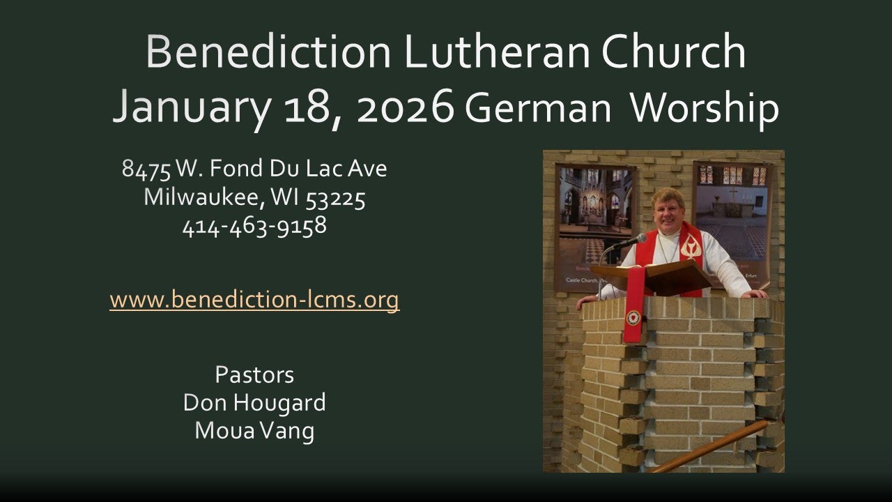 Benediction Germany Worship - January 18, 2026