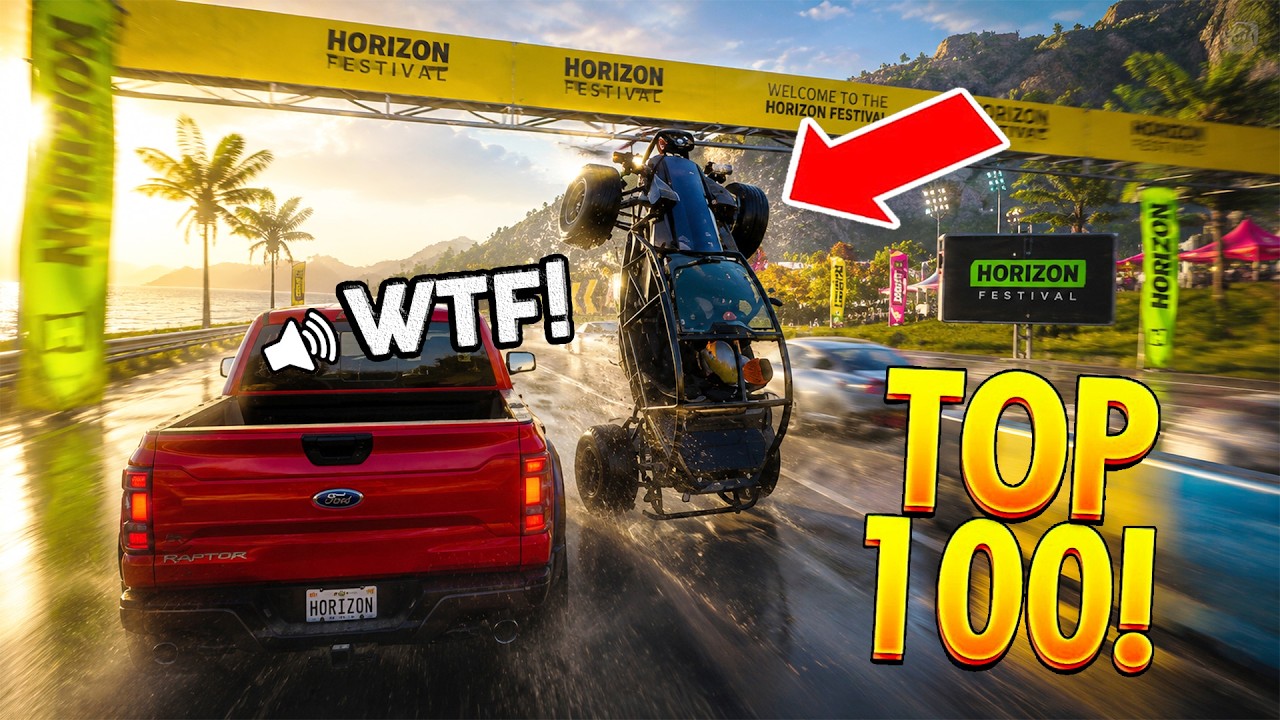 Forza Horizon 6: ТОП-100 смешных и эпичных моментов в стиле &laquo;Что за черт?&raquo;