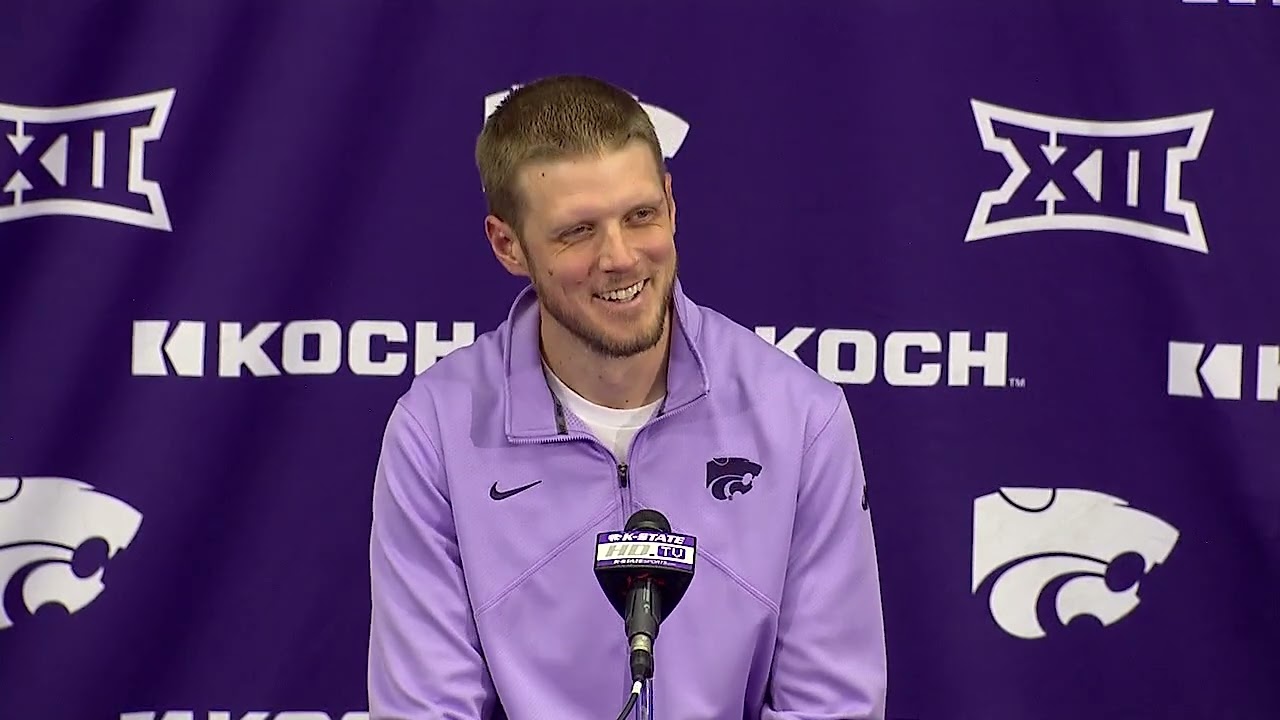 Offensive coordinator Collin Klein discusses QB room, WR coach Thad Ward & more in Spring presser