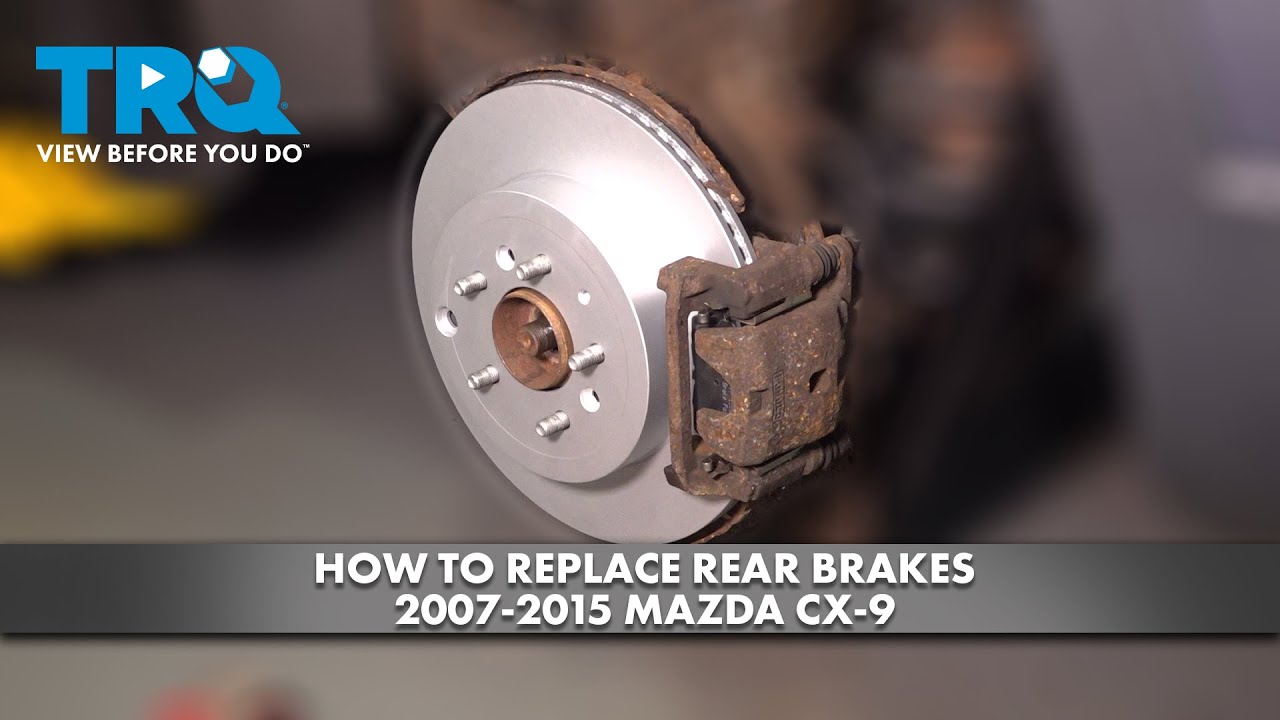 How to Replace Rear Brakes 2007-2015 Mazda CX-9