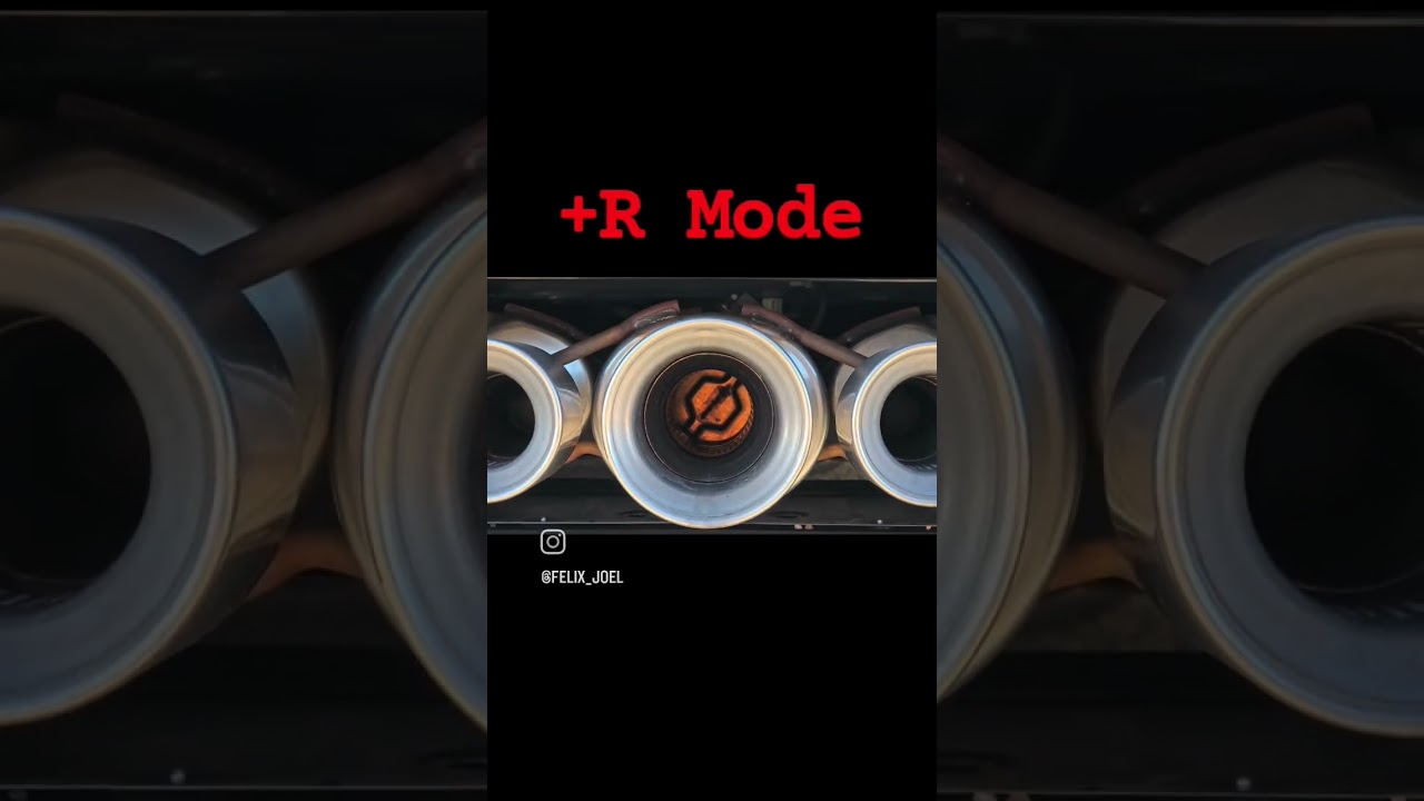 Active Exhaust Valve - Comfort vs +R Mode. 