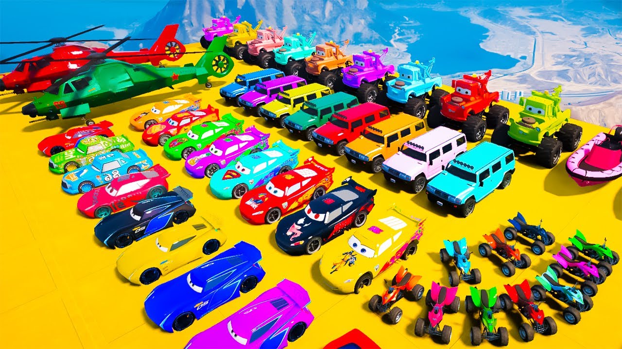 GTA 5 New Epic Stunt Racing Challenge 🚗 SPIDER-MAN Rides Motorcycles, Supercars, Boat & Plane!