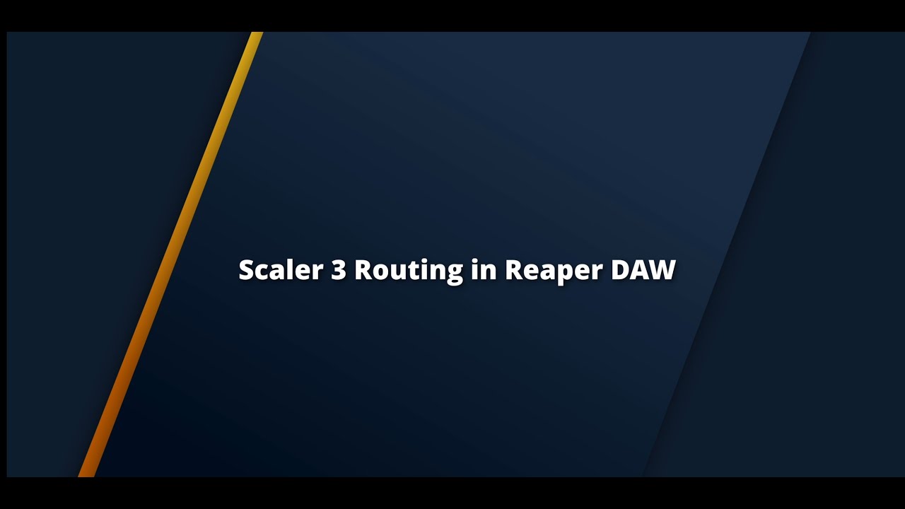 Using Scaler 3 in Reaper - How to Route Midi