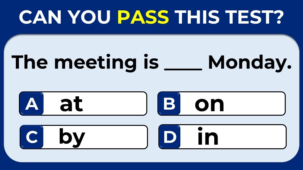 Preposition Quiz: Can You Pass This Quiz? | #challenge 1