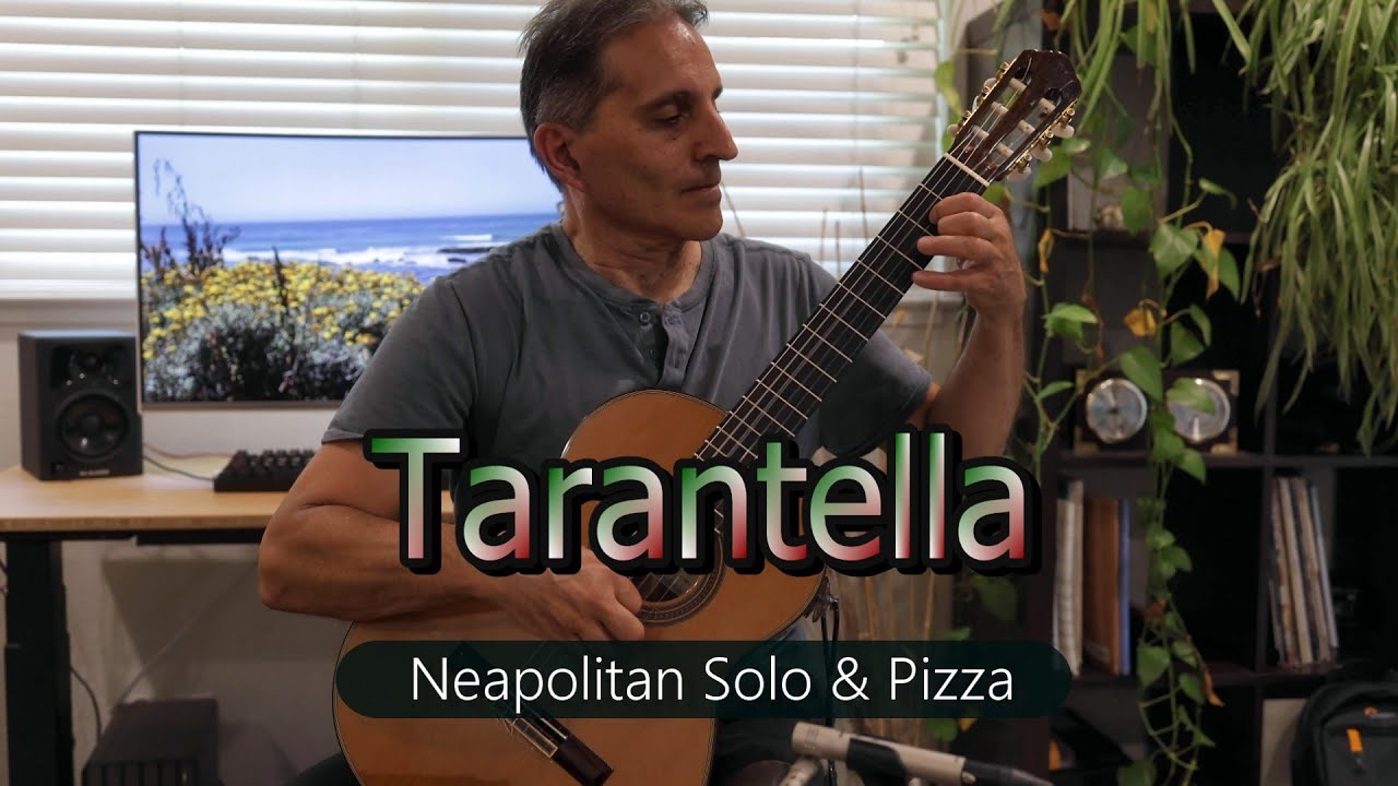 Tarantella | Fingerstyle Guitar Solo Lively Captivating Rhythm
