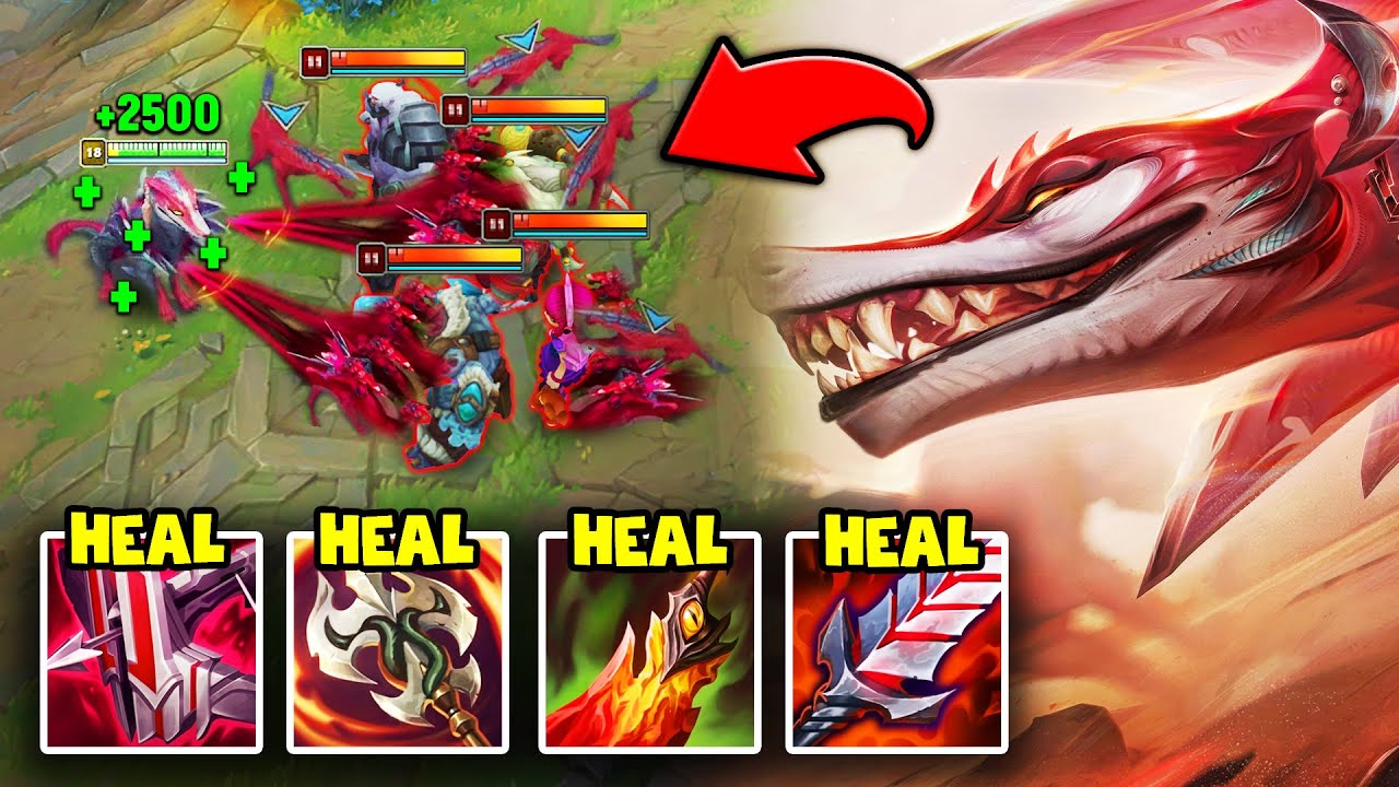 NAAFIRI BUT MY DOGS HEAL MY ENTIRE HEALTH BAR (MAX LIFESTEAL BUILD)