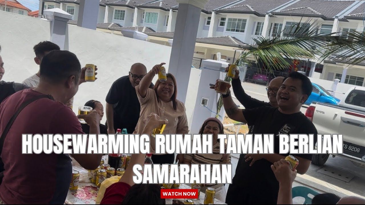 Meriah! Housewarming Rumah Baru Di Taman Berlian Samarahan – Pintu Gerbang Cara Lama Jadi Tarikan!