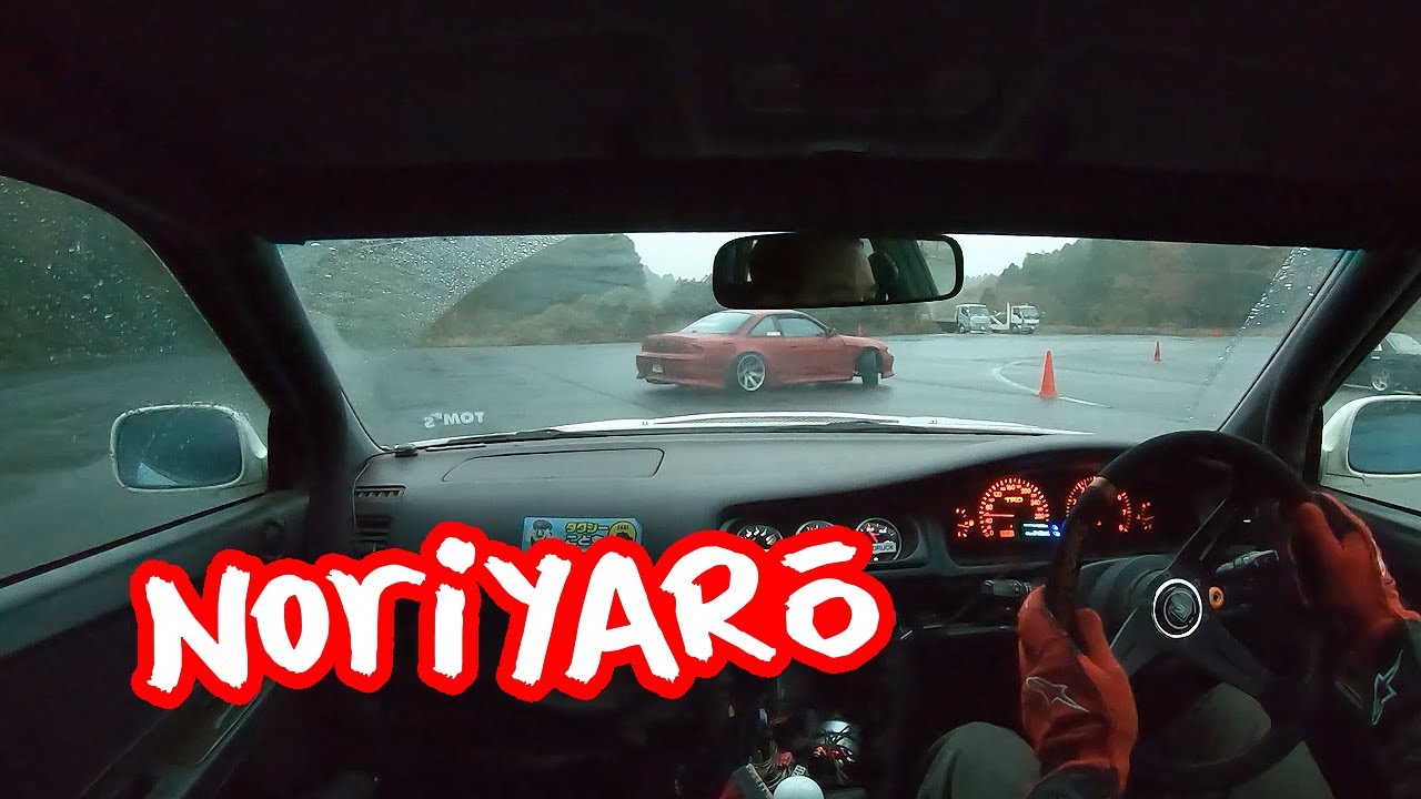 Drifting for ten minutes in the rain in a JZX100 at Minami Chiba Circuit