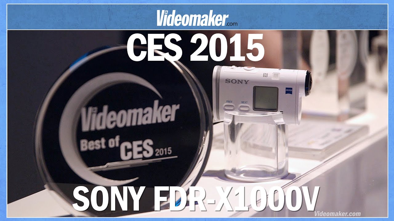Sony FDR-X1000V 4K Action Cam - CES 2015