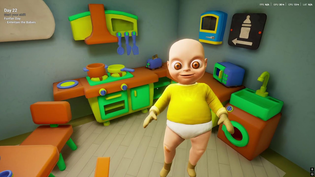 playing baby in yellow (for the 1st time)