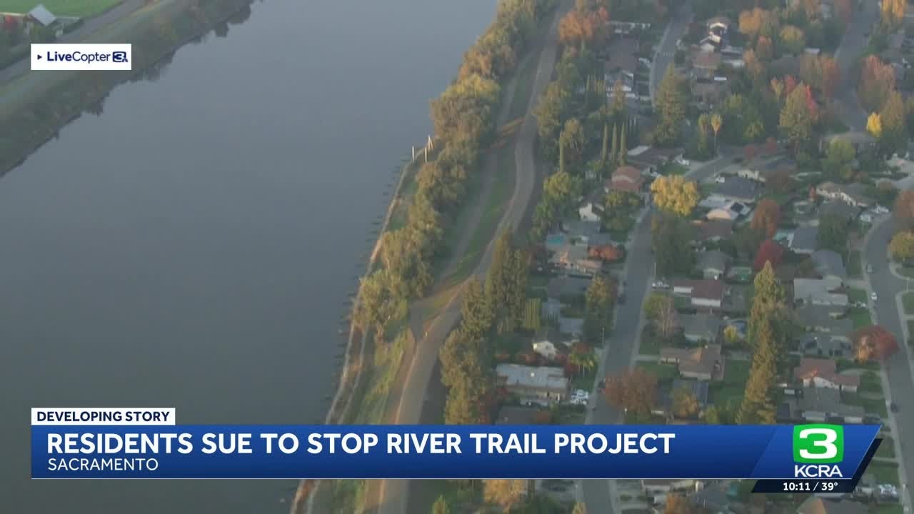Sacramento residents challenge city over river trail project