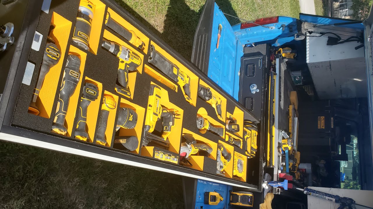 Custom tool organizing drawer