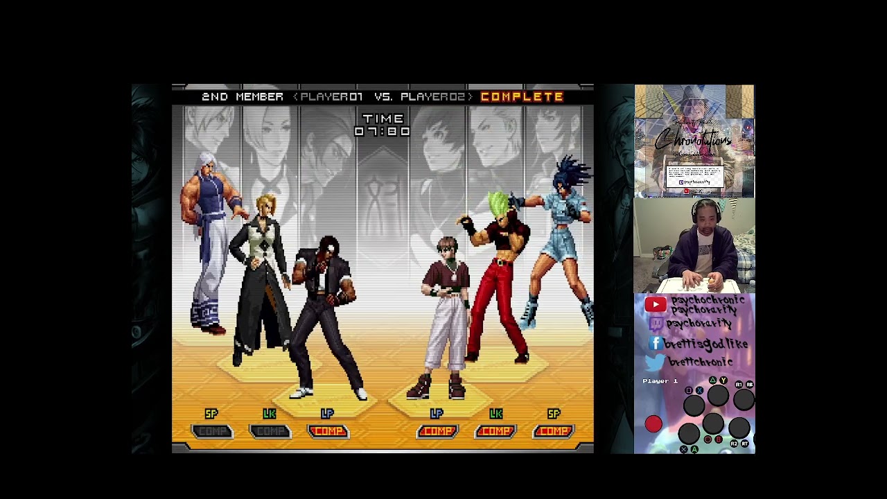 CHRONOLUTIONS 107 (KOF2002UM) - Psychochronic (1P) vs. Elvron (2P) [3 GAME SET; 2-19-26]