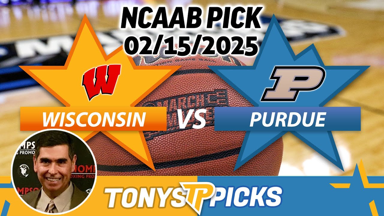 Wisconsin vs. Purdue Pick 2/15/25 NCAAB Pick Prediction