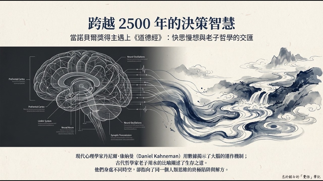 快思慢想 與 老子哲學的交匯（忠於銘白的覺悟筆記）