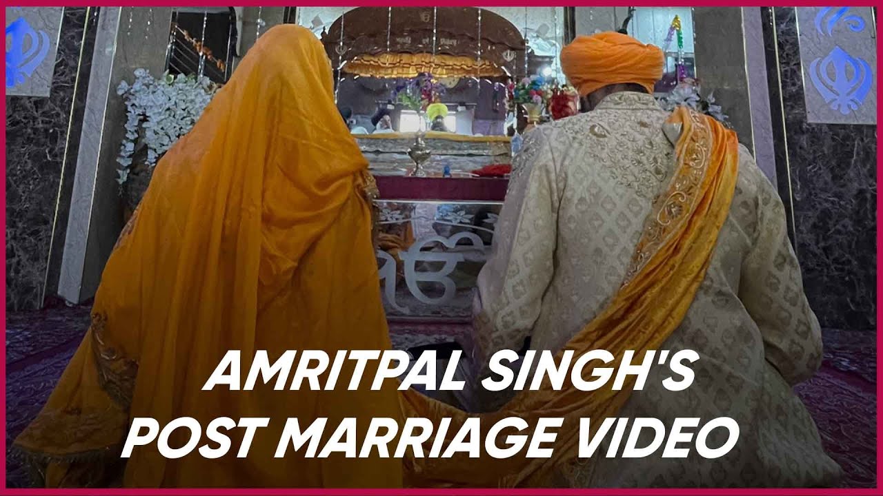 Waris Punjab De Chief Amritpal Singh's first video post marriage | True Scoop News