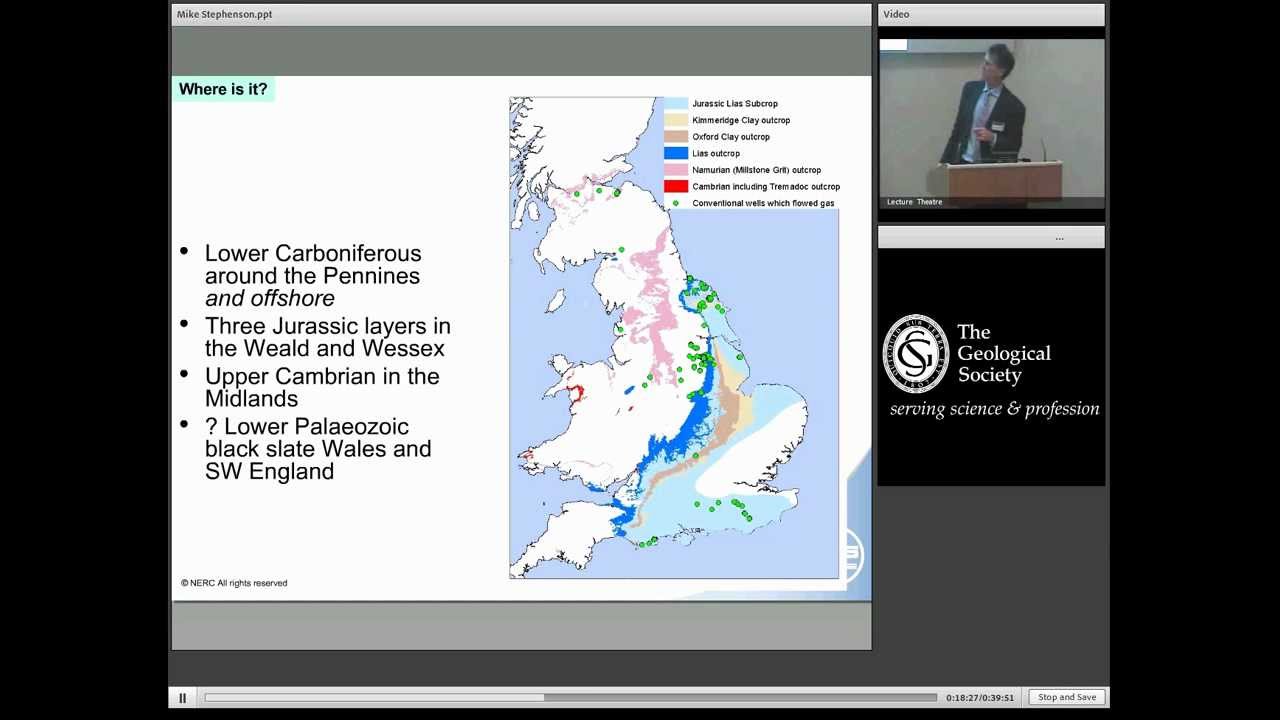 What is shale gas, what is the likely UK resource and where is it? With Professor Mike Stephenson