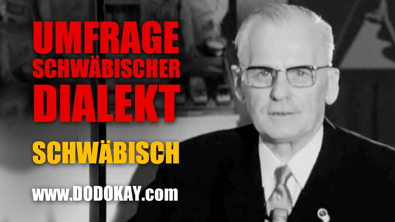 dodokay - Umfrage: Schw&auml;bischer Dialekt - Die Welt auf Schw&auml;bisch