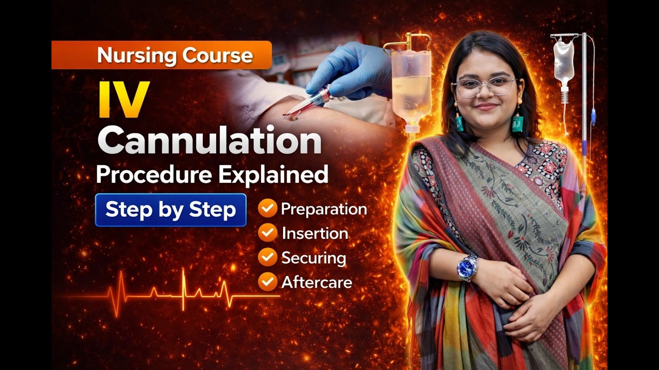 IV Cannulation Procedure Explained Step by Step | Nursing & Clinical Skills | By Moumita Pal