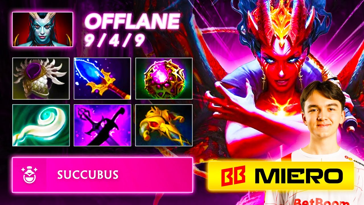 [7.39c] MieRo QUEEN OF PAIN Offlane | Full Gameplay Dota Class