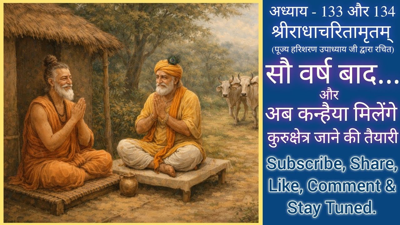 सौ वर्ष बाद- श्रीकृष्ण आएँगे! सुनते ही नंदबाबा, यशोदा मईया और ब्रजवासी कुरुक्षेत्र जाने को हुए तैयार