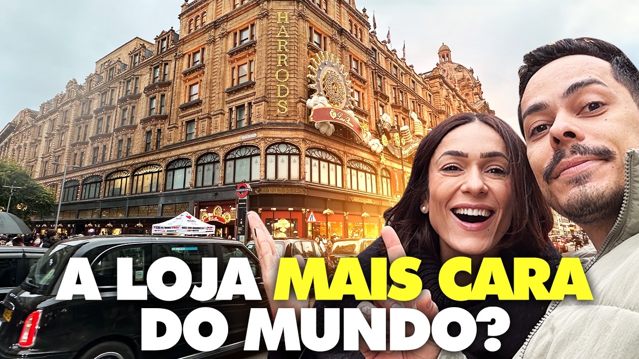 TOUR pela Harrods | A MAIOR loja de departamentos de LUXO em LONDRES