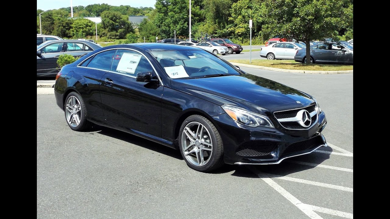 2016 Mercedes Benz E400 E-Class 4MATIC 3.0L Biturbo V6 Coupe Start Up, Tour and Review
