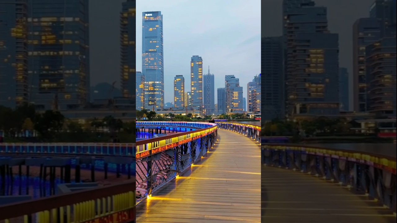 Futuristic Skyline of Shenzhen CHINA 🇨🇳😲😍 #china #view