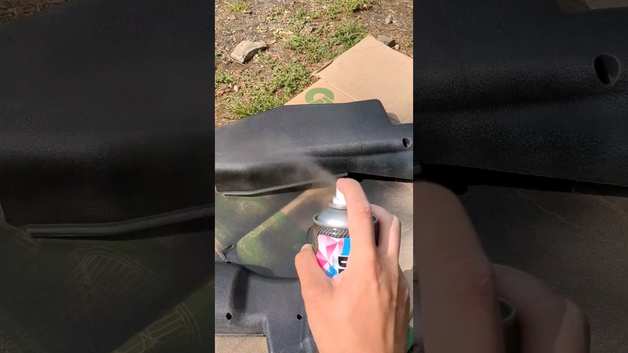 Покрас подрулевого пластика Нивы #auto #repair #vlog #car #custom #lada #niva #4x4 #reels #jeep #top