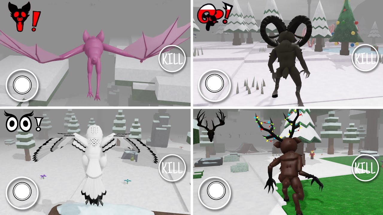 What If I Become BAT & RAM & OWL & DEER? - 99 Nights in the Forest | Roblox