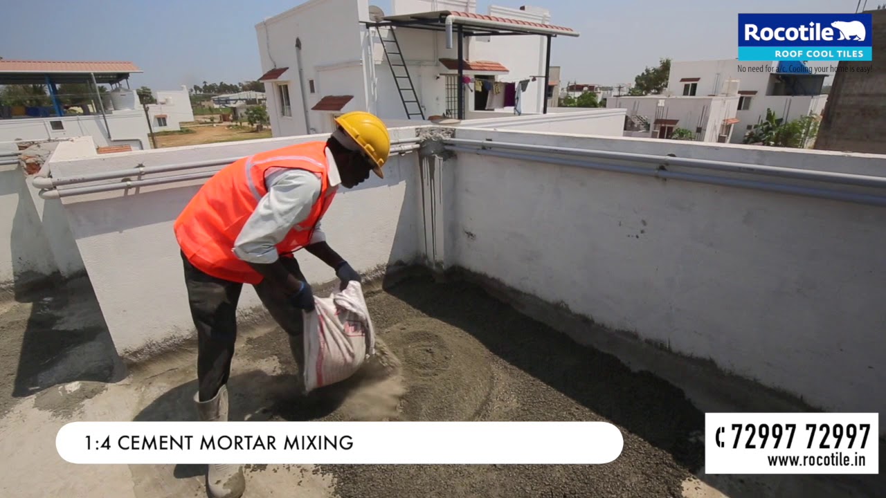 Roof cool tiles | Laying Process 2019 | Rocotile