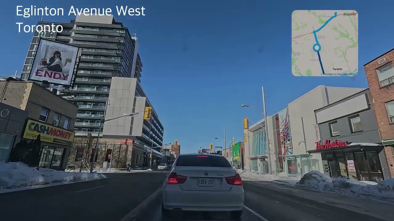 4K Timelapse | 2026 FEB | North York to Downtown via 401 & Allen Road