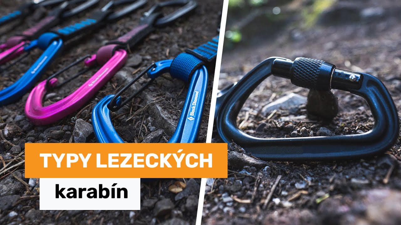 Základné typy lezeckých karabín