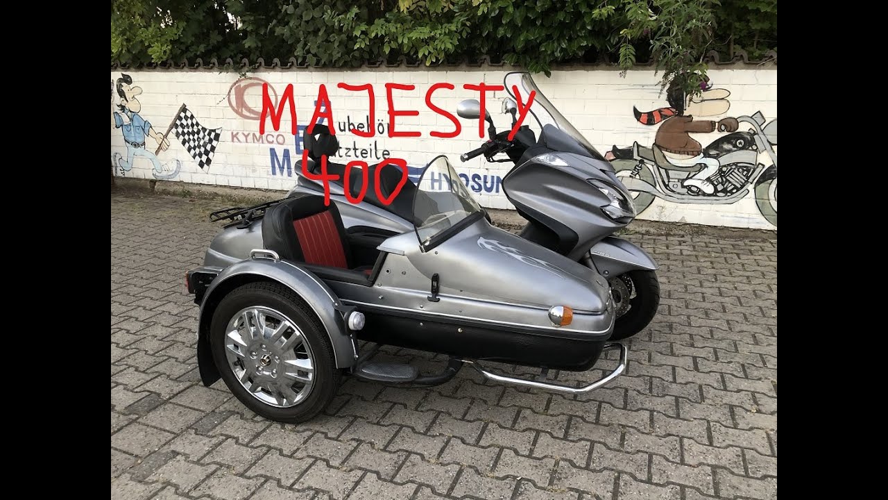 Yamaha Majesty 400 Sidecar - Very unique - Walkaround, Details