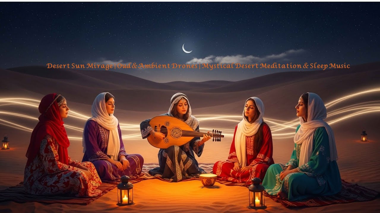 Desert Sun Mirage | Oud & Ambient Drones | Mystical Desert Meditation & Sleep Music