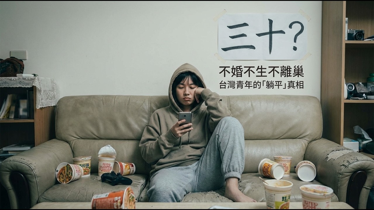 三十而立變笑話？台灣年輕人為何集體不婚、不生、不離巢｜低薪高房價下的世代真相