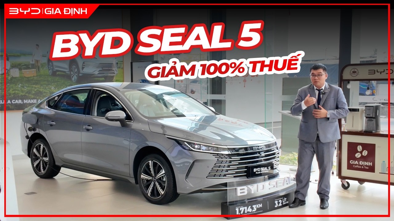 BYD Seal 5 Giảm 100% Thuế - Review Chi Tiết, Cập Nhật Giá Bán #bydseal5