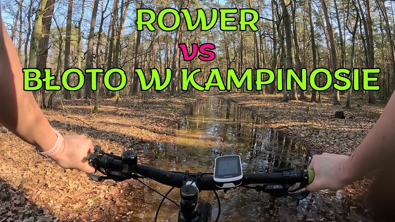 Kampinos w roztopach! Rowerowa walka z błotem