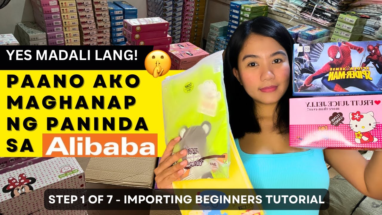 Paano maghanap ng products sa Alibaba? Step 1 of 7 - Ultimate Guide Importing Beginners Tutorial