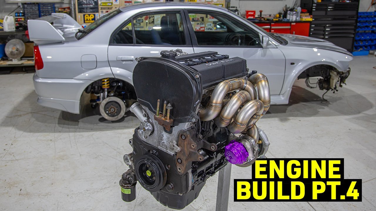 EVO 6 4G63 Engine Rebuild How To - Killer Turbo Setup! PT 4