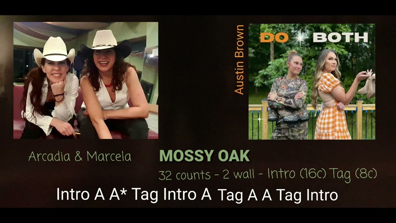 MOSSY OAK Country Line Dance * Dance & Tutorial *