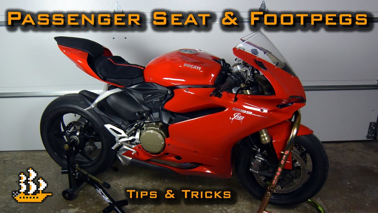 Installing Ducati Panigale Passenger Seat and Footpegs | Tinkering