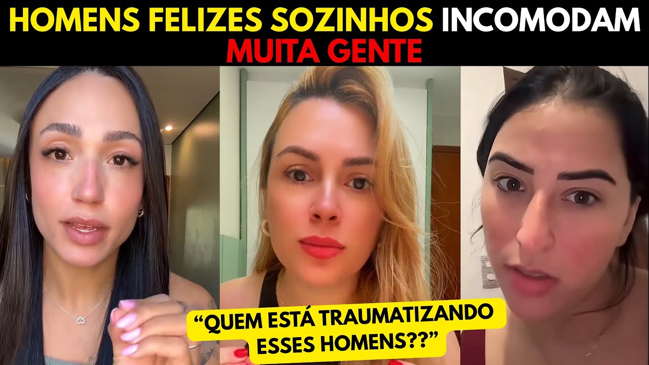 Mulheres incomodadas com homens solteiros que vivem sozinhos felizes em paz 