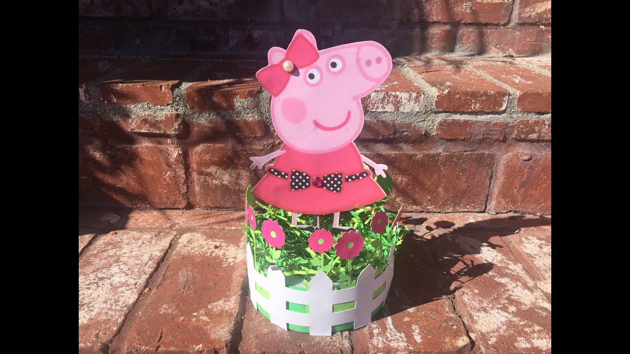 Peppa Pig Birthday Centerpiece