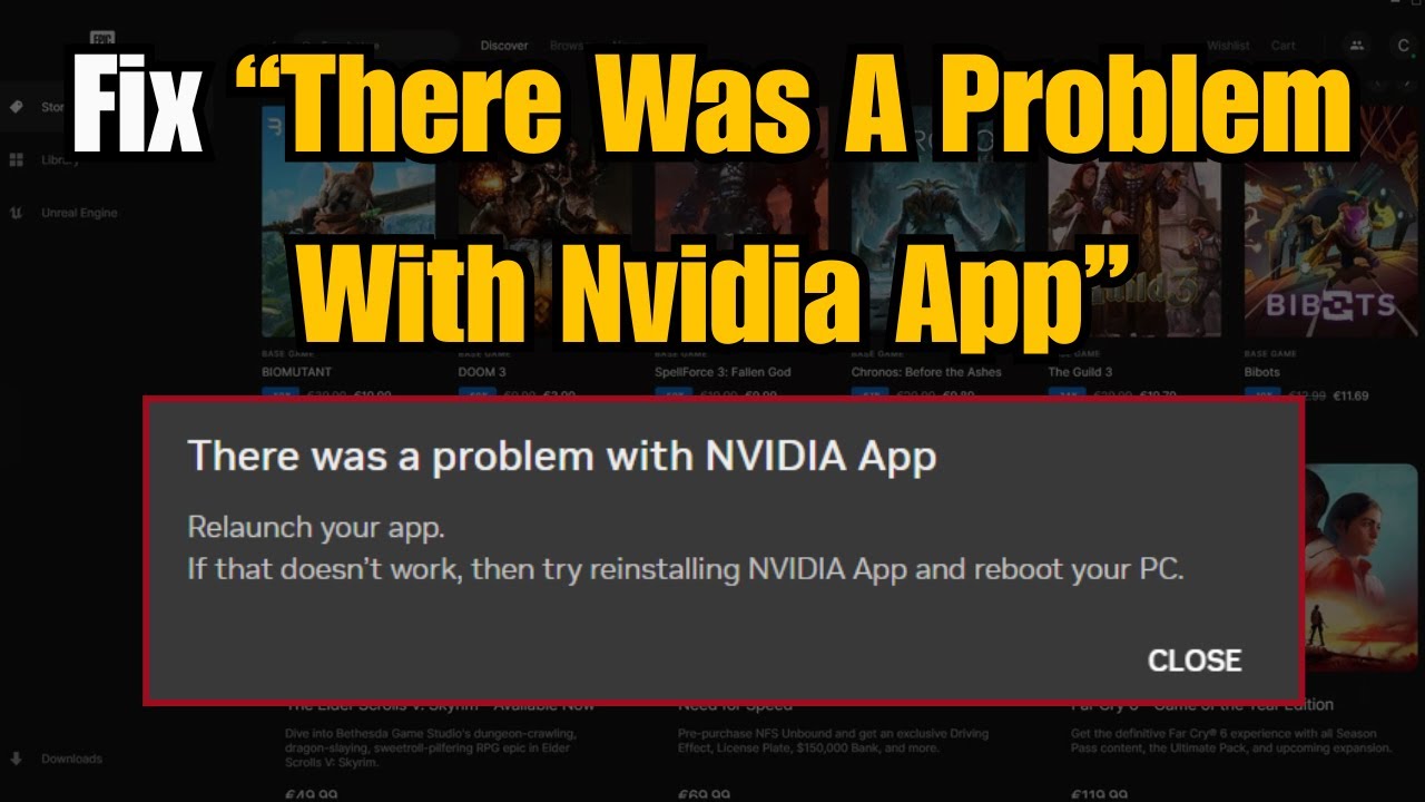 Как исправить ошибку &laquo;Возникла проблема с приложением Nvidia&raquo; в Windows