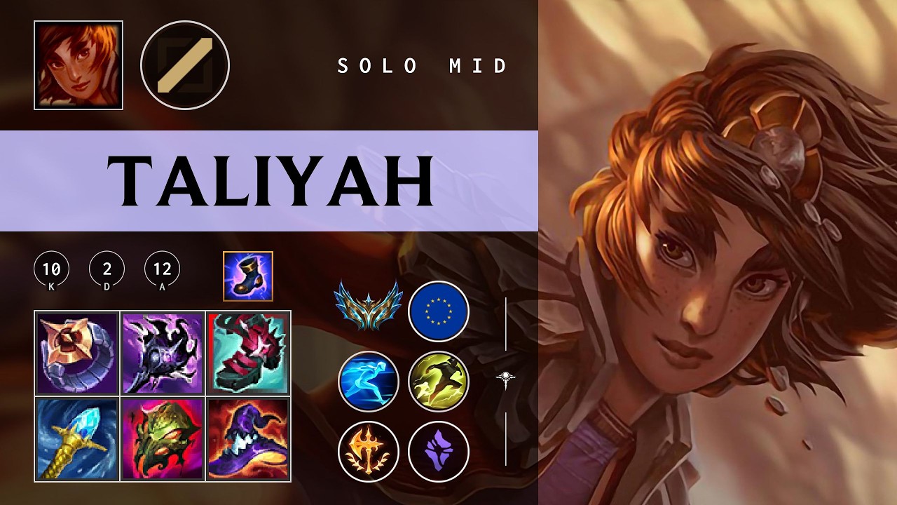 Taliyah Mid vs Ryze - EUW Challenger Patch 26.05