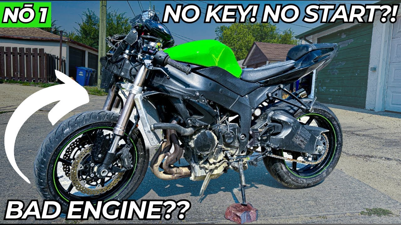 Rebuilding A Salvage Wrecked Kawasaki Ninja ZX6R - Part 1